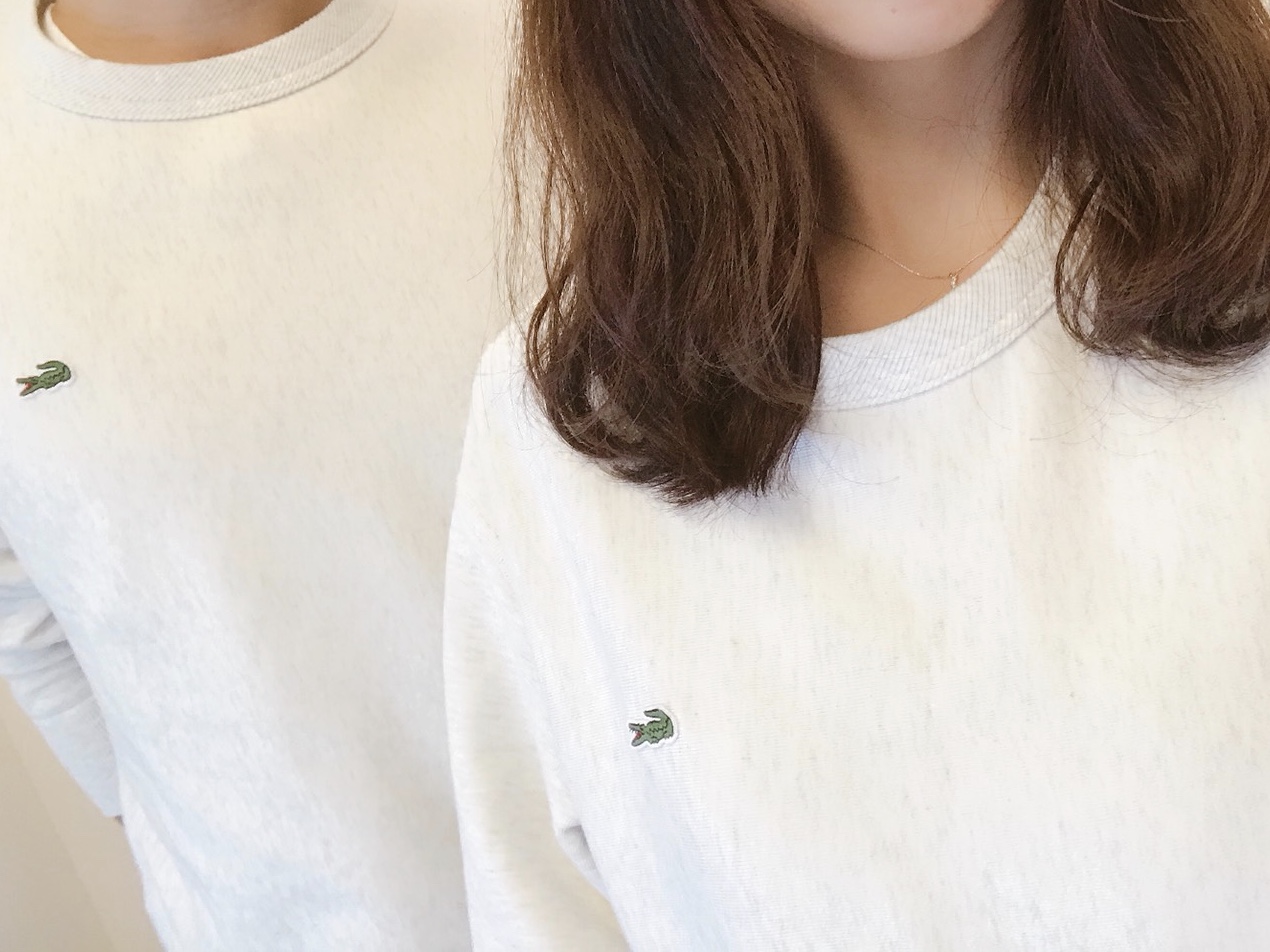 LACOSTE】ラコステのおすすめスウェットシャツの紹介！カップルのぺ