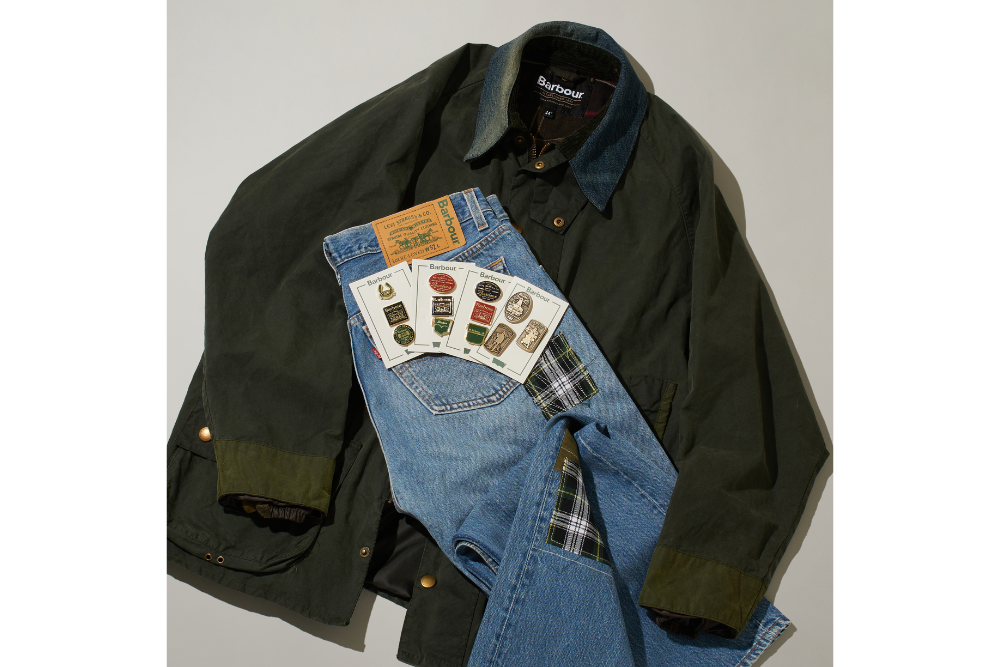 Barbour × Levi's Re-Loved コレクション ワックスジャケット