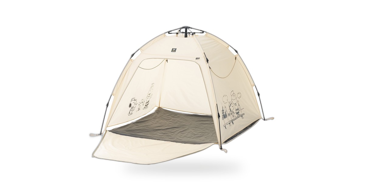 LOGOS CAMP with SNOOPY ワンタッチ日よけテント