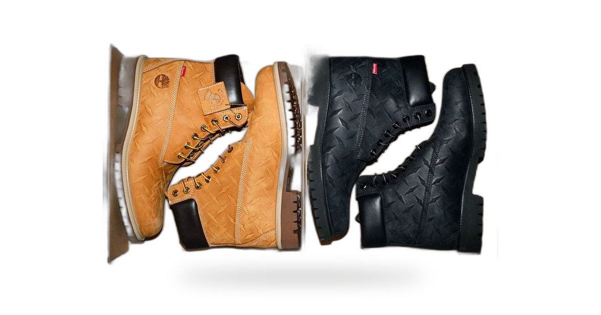 Supreme x Timberland Diamond Plate Boot