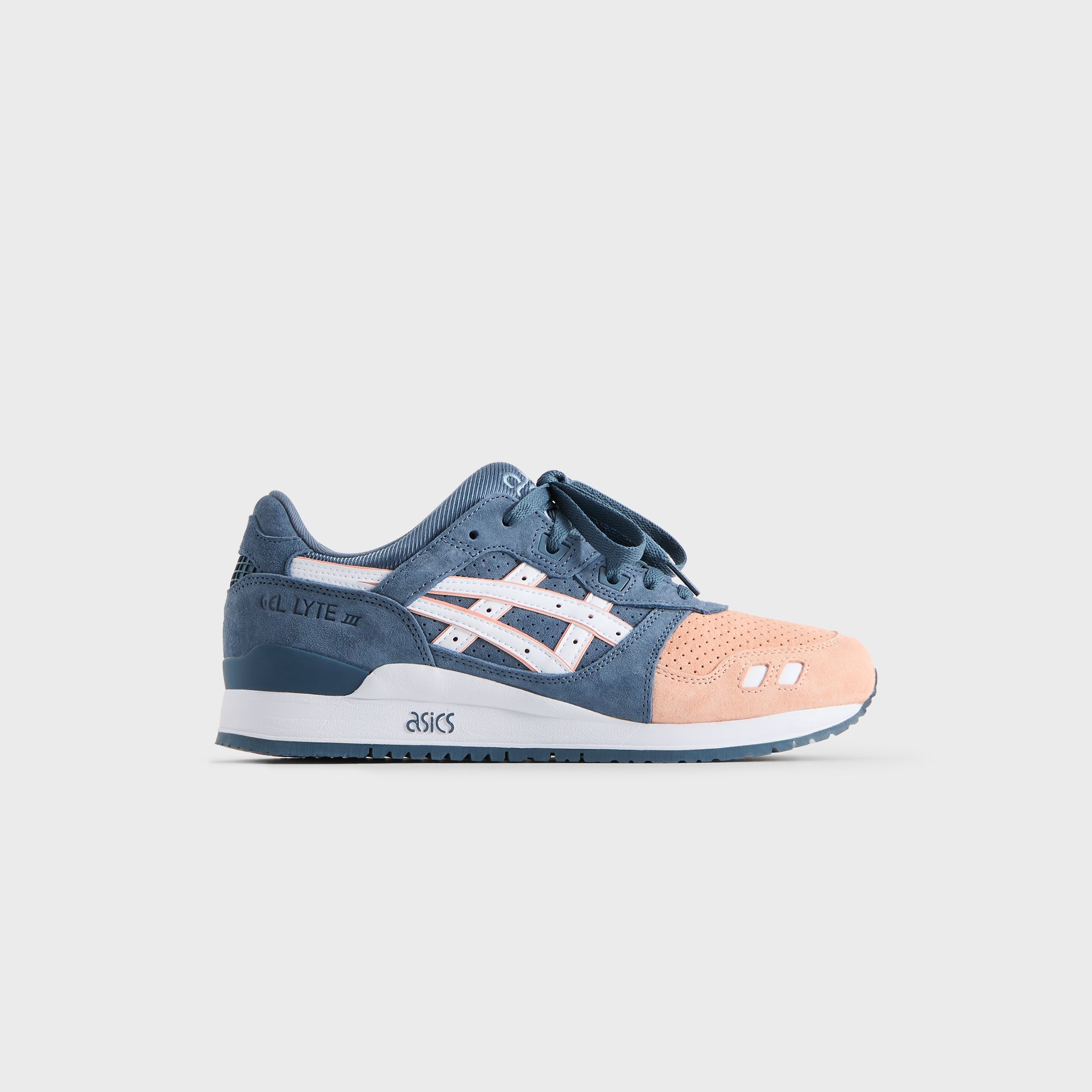 Kith ASICS GEL-LYTE III Remastered Salmon Toe ディテール