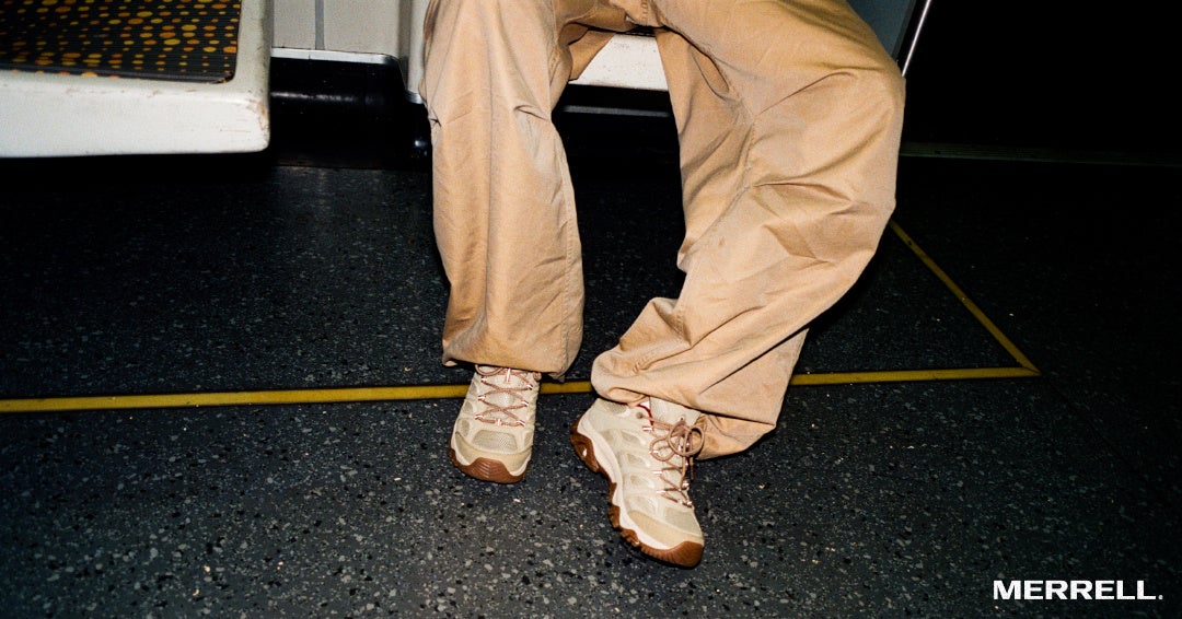 MERRELL MOAB 3 SYNTHETIC GORE-TEX MOUNTAIN 着用イメージ