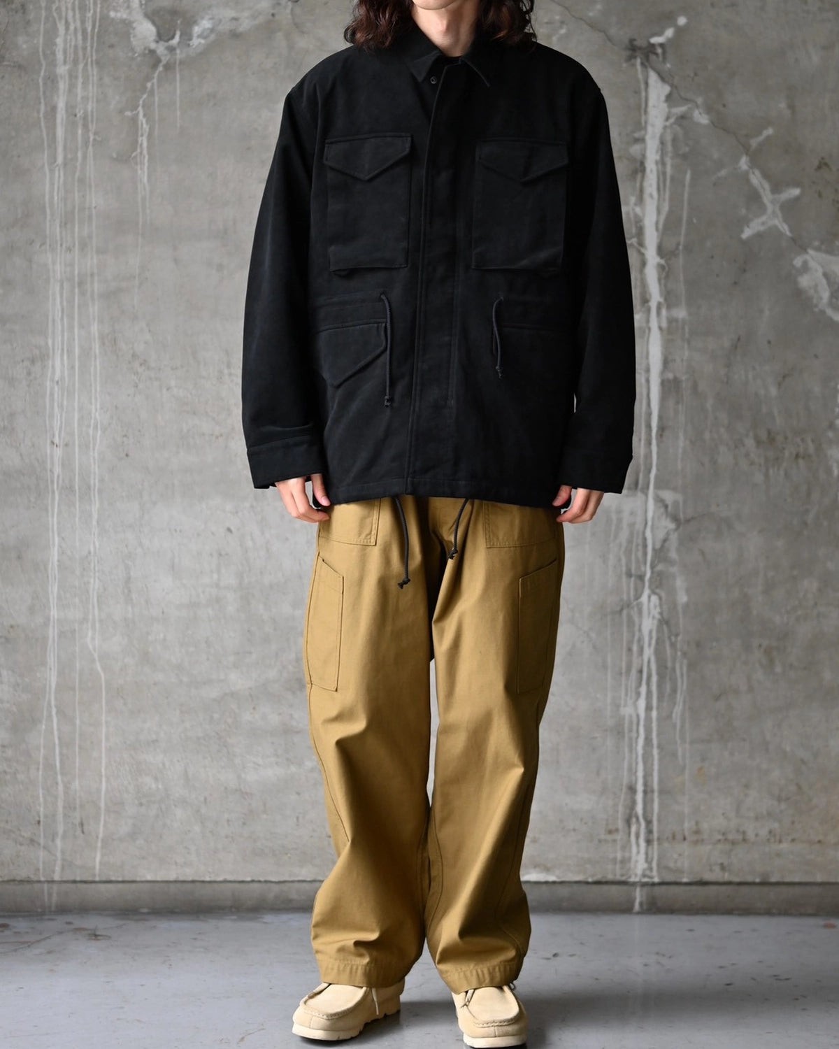 nanamica Synthetic Leather Field Jacket