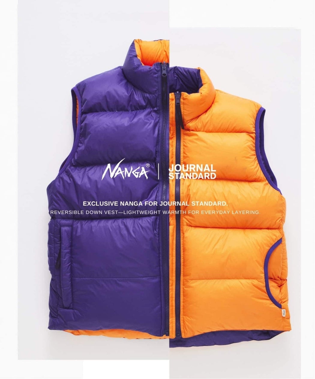 NANGA × JOURNAL STANDARD 別注 ヴィンテージ リッジ コーデュロイ ダウンジャケット