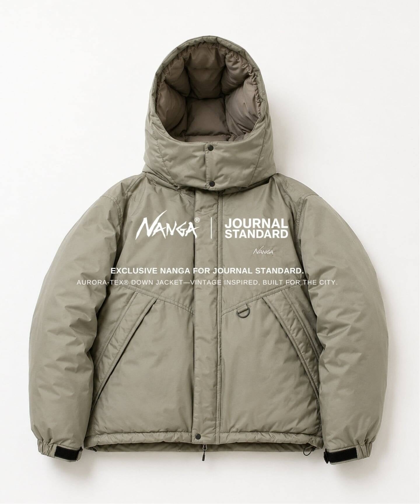 NANGA × JOURNAL STANDARD 別注 ヴィンテージ リッジ コーデュロイ ダウンジャケット