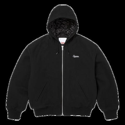 Supreme x Larry Clark Hooded Varsity Jacket
