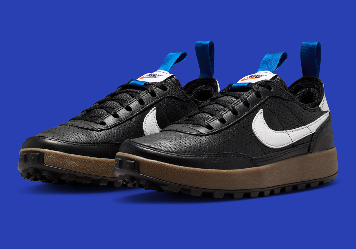 Tom Sachs × NikeCraft General Purpose Shoe Black White Team Royal ペア正面