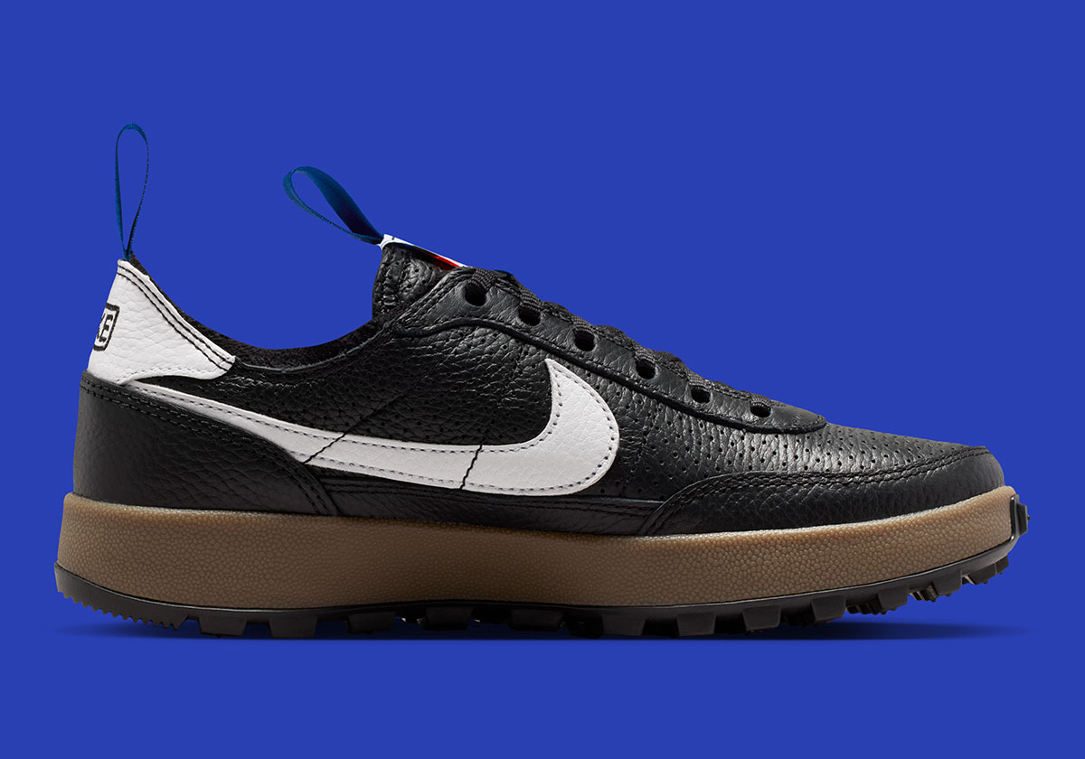 Tom Sachs × NikeCraft General Purpose Shoe Black White Team Royal ディテール