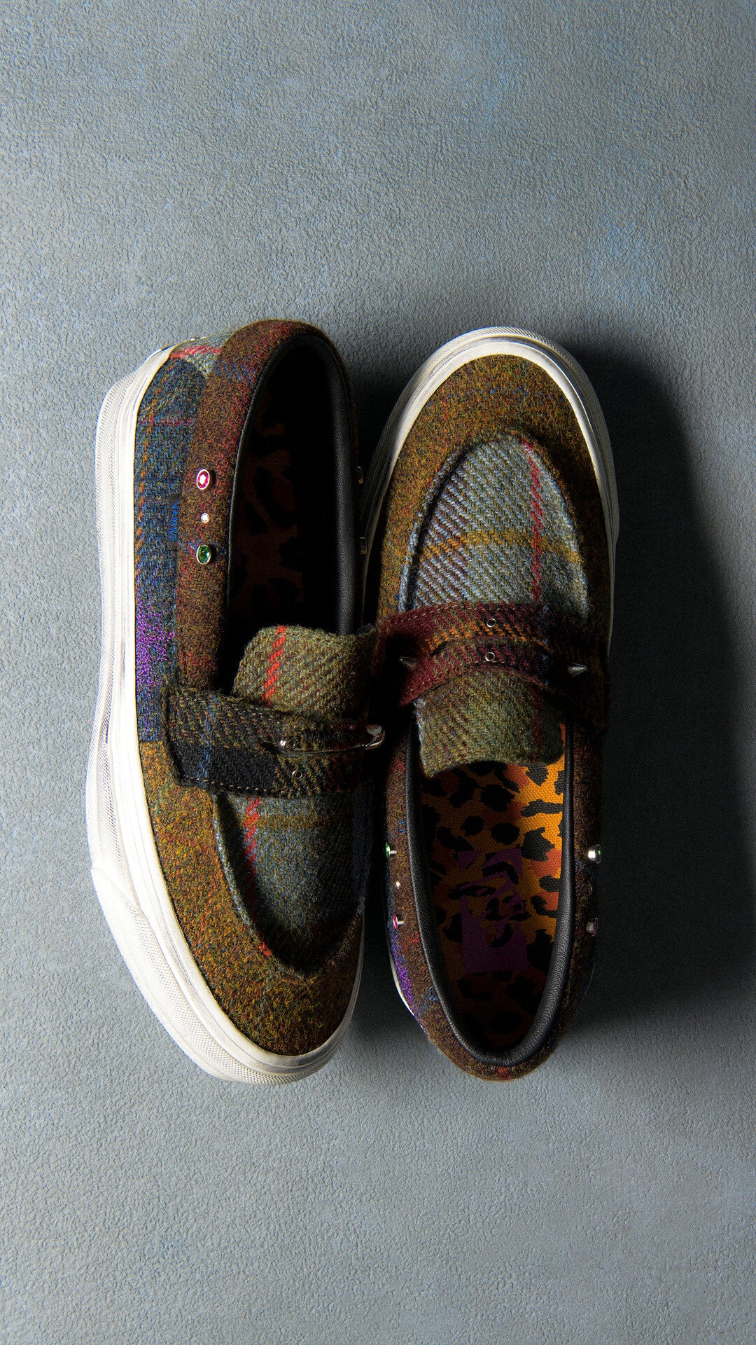 Harris Tweed コレクション ローファー