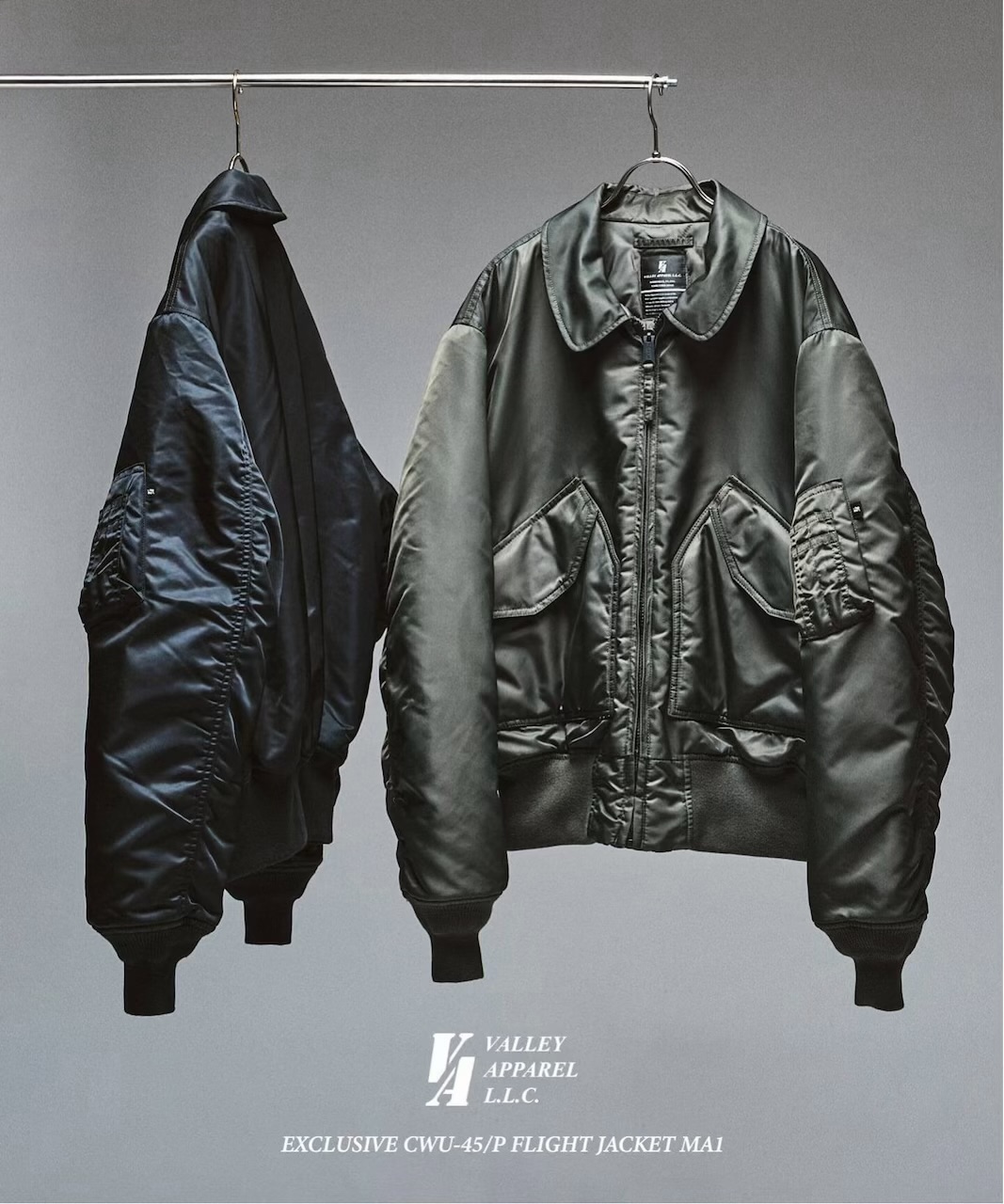 417 EDIFICE x Valley Apparel CWU-45/P FLIGHT JACKET 2色