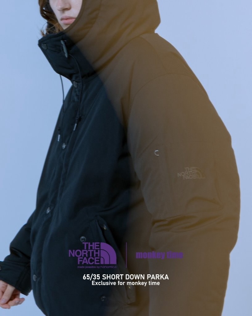 THE NORTH FACE PURPLE LABEL monkey time for THE NORTH FACE PURPLE LABEL 65/35 Short Down Jacket