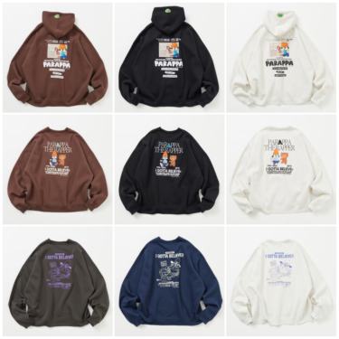 FREAK'S STORE × PARAPPA THE RAPPER ビッグシルエット カラーパーカー