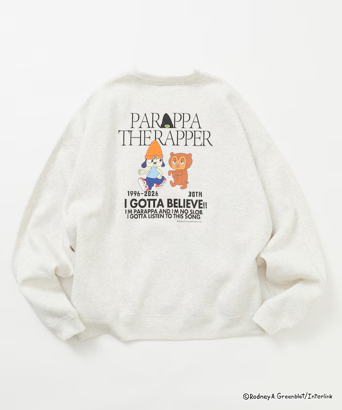 FREAK'S STORE × PARAPPA THE RAPPER ビッグシルエット カラーパーカー