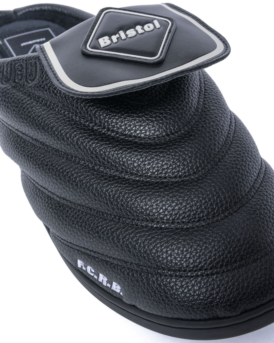 F.C.Real Bristol × SUBU FLAP SANDALS Triple Black