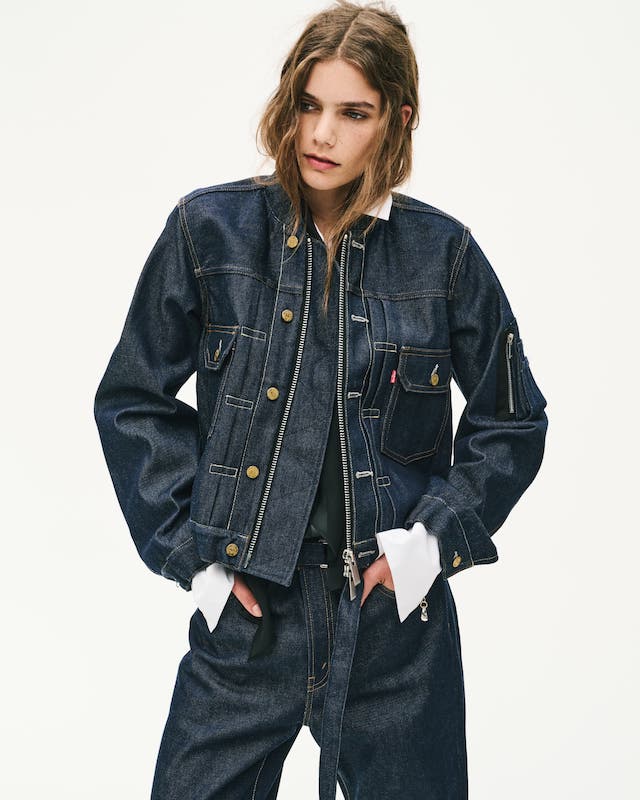 Levi's x sacai Blouson Jacket 着用イメージ