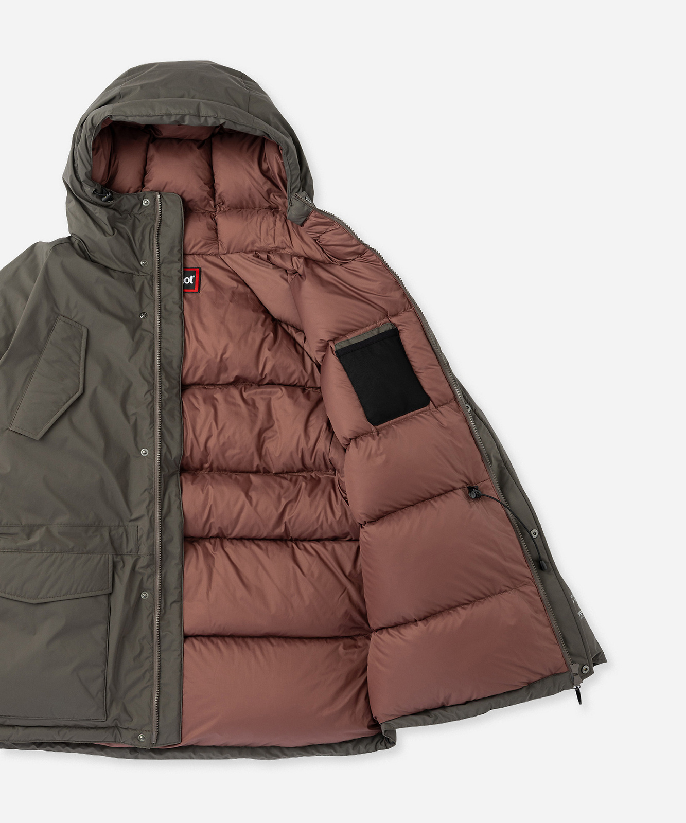 Marmot × Saturdays NYC ダウンパーカ 裏地