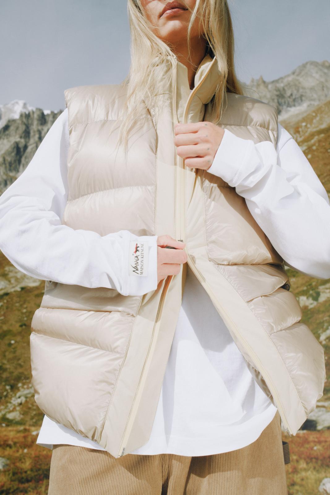 NANGA x MAISON KITSUNE ダウンベスト