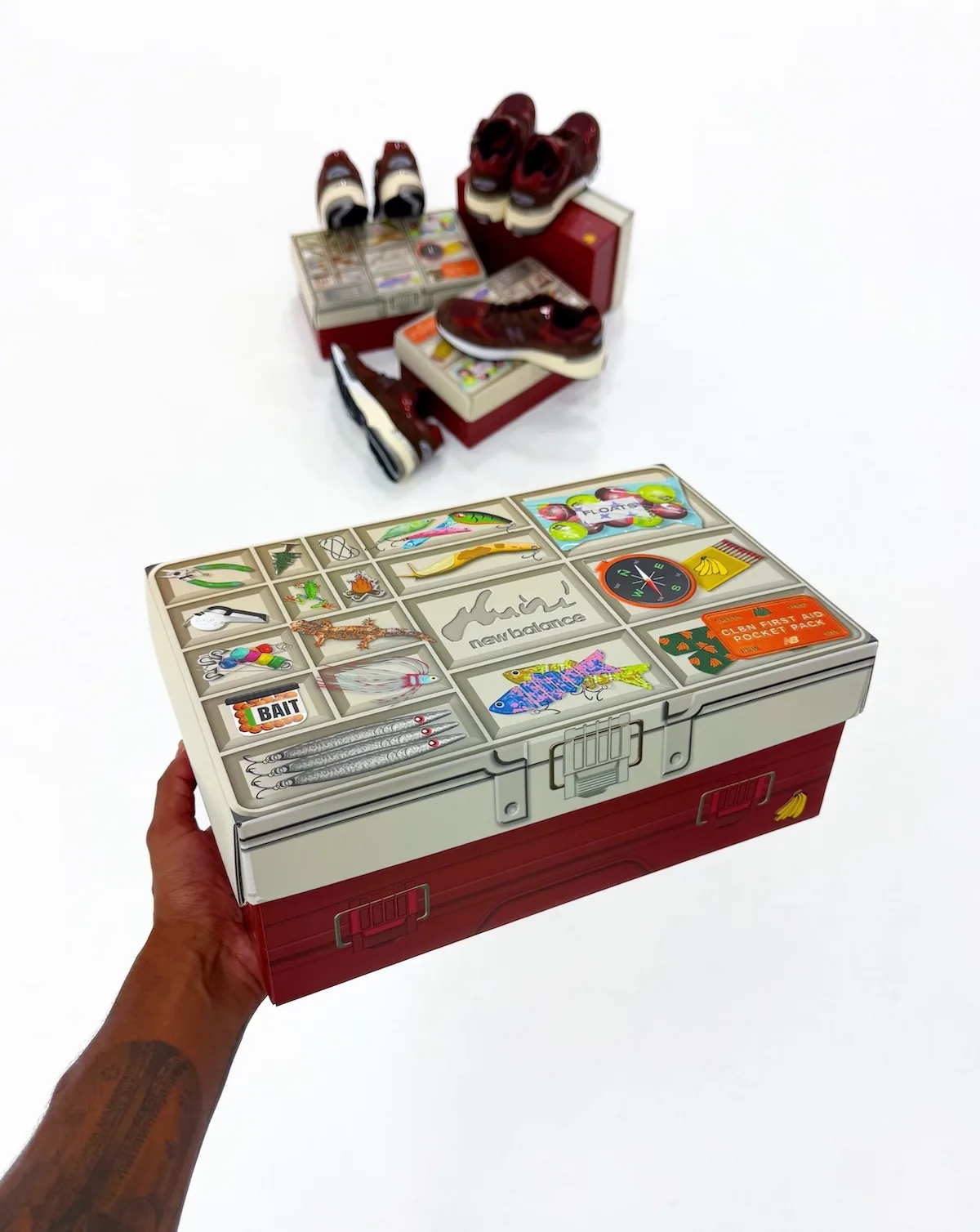 New Balance 992 x Amine Outdoor School ディテール