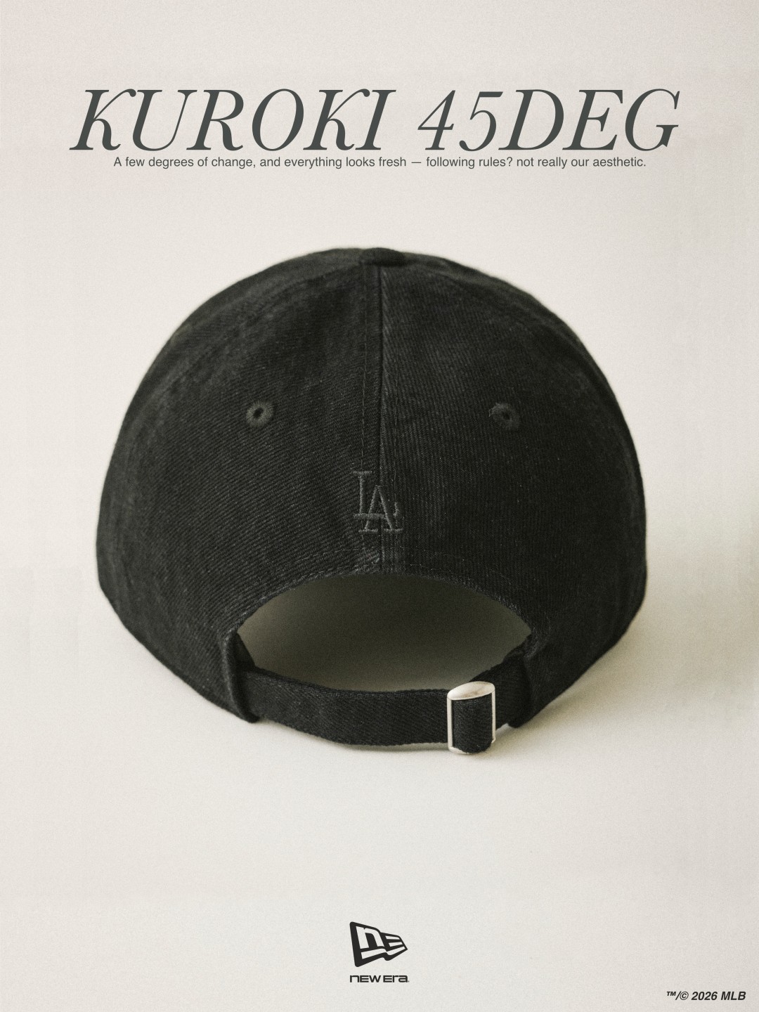 New Era 9THIRTY 45DEG KUROKI JOURNAL STANDARD