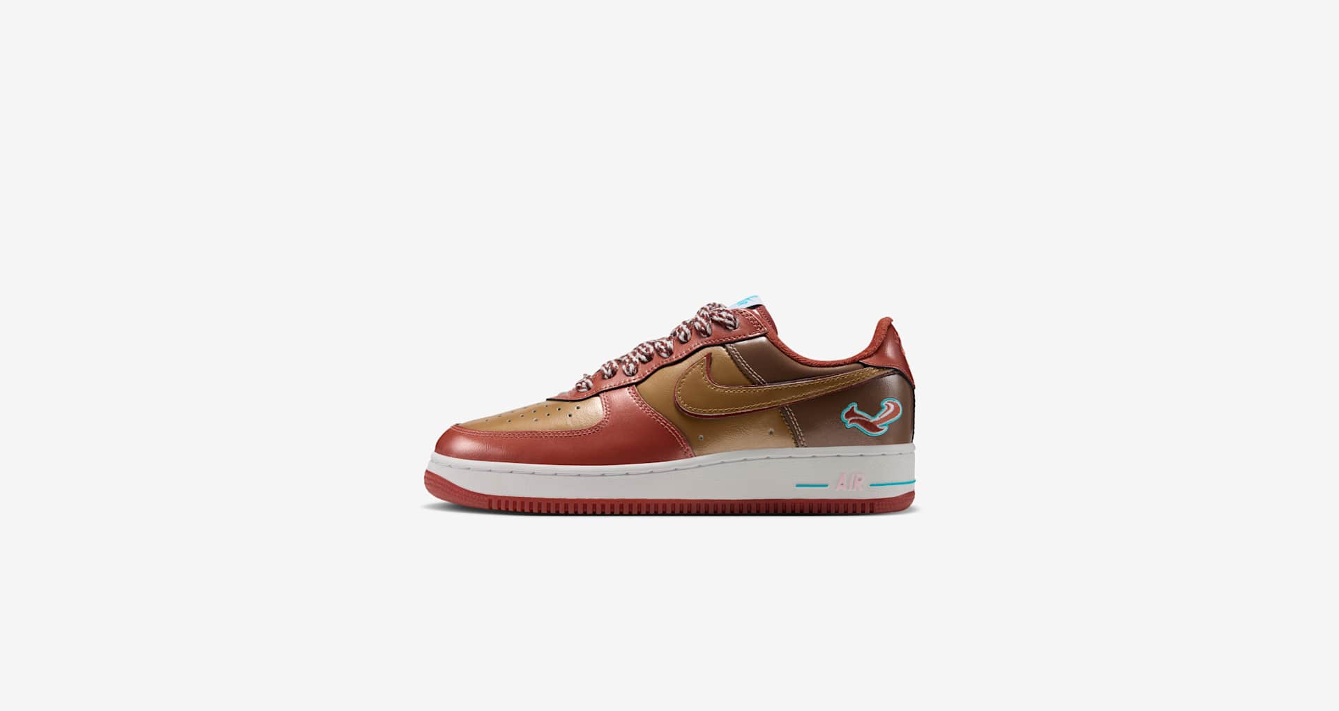 NIGO × j-hope × Nike Air Force 1 '01 Burnt Sunrise and Metallic Gold
