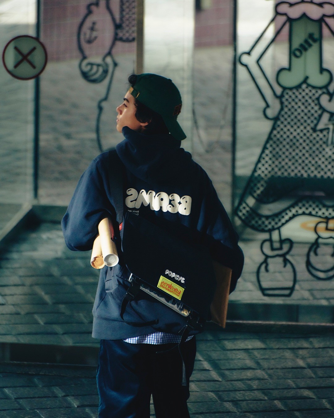 Champion × POPEYE × BEAMS SWEATSHIRT