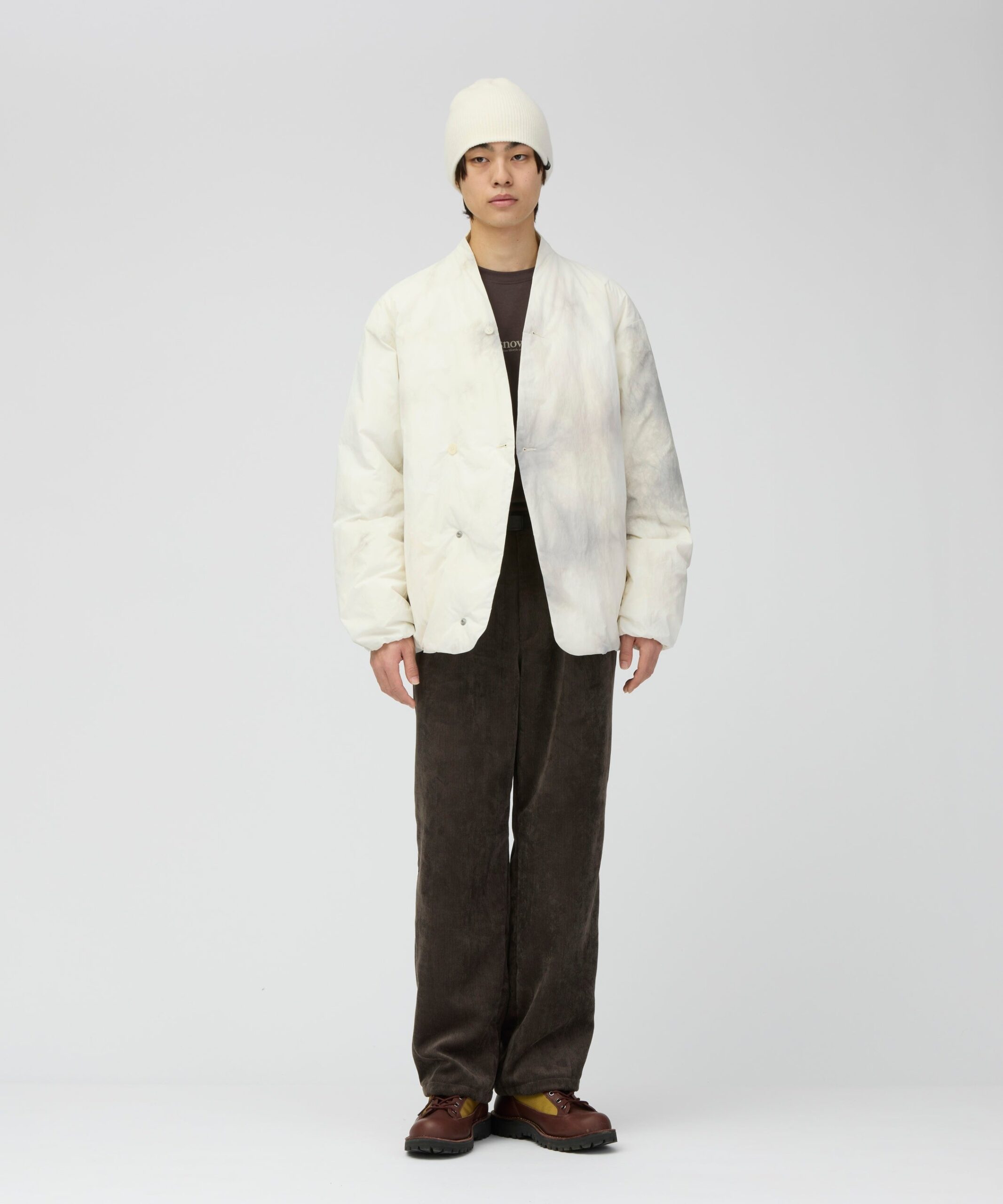 Snow Peak Shibori Dyeing Down Jacket IVORY