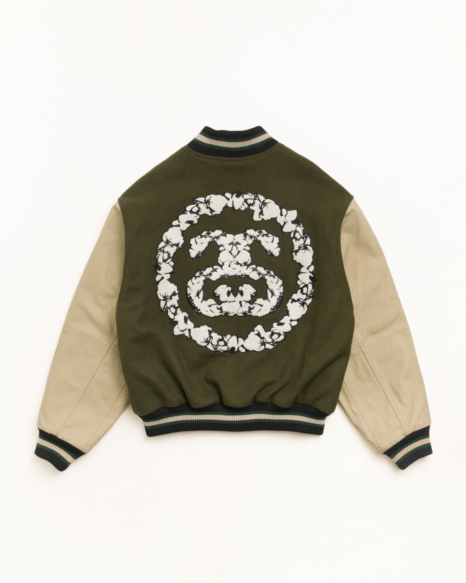 Stüssy × Denim Tears Stüssy Tears ヴァーシティジャケット