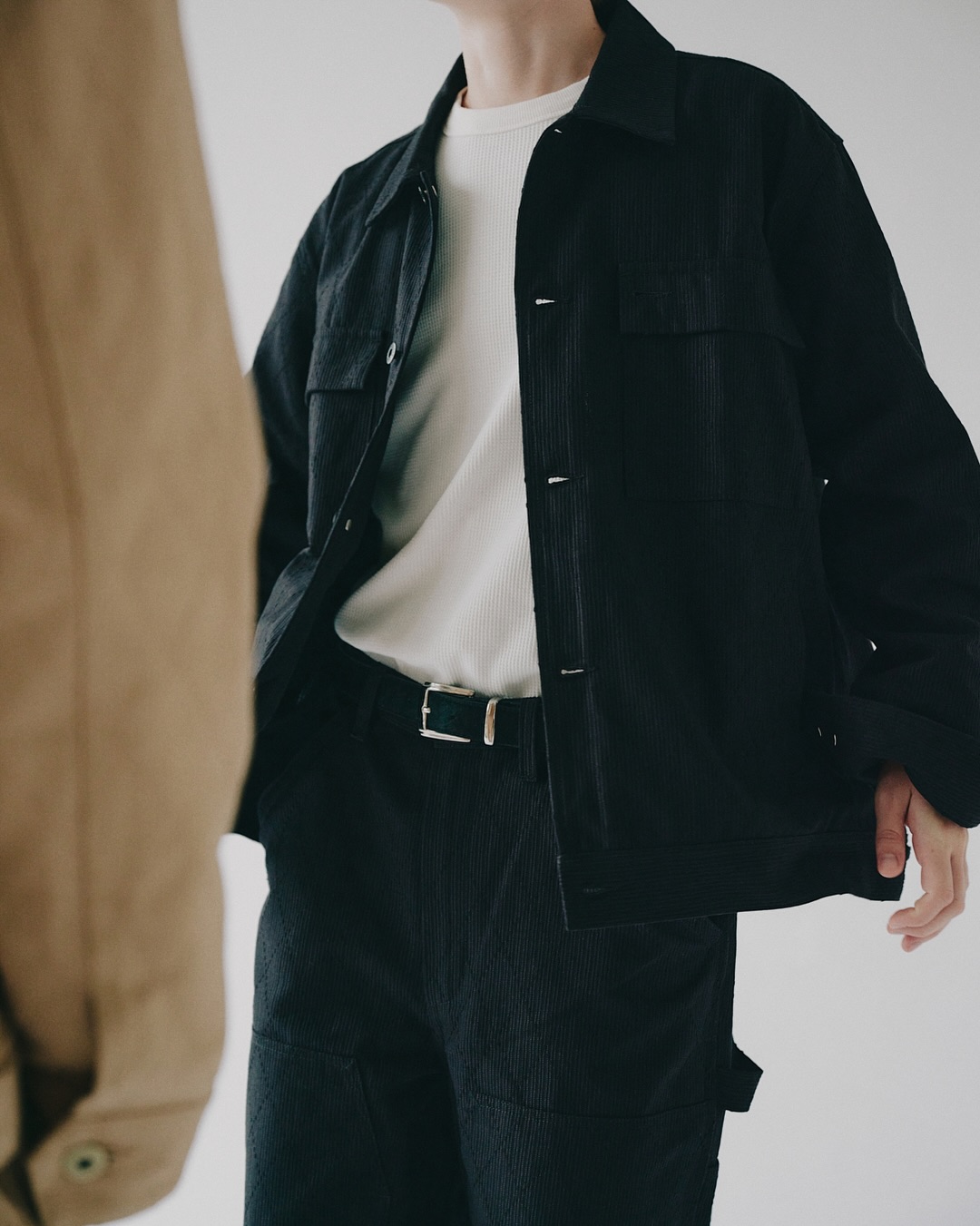 UNIVERSAL OVERALL x BEAMS Diamond Jacquard Pants