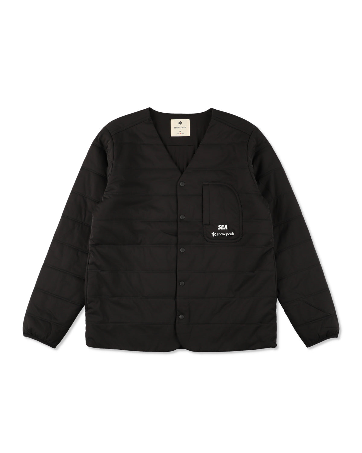 snow peak x WDS Flexible Insulated Cardigan ブラック